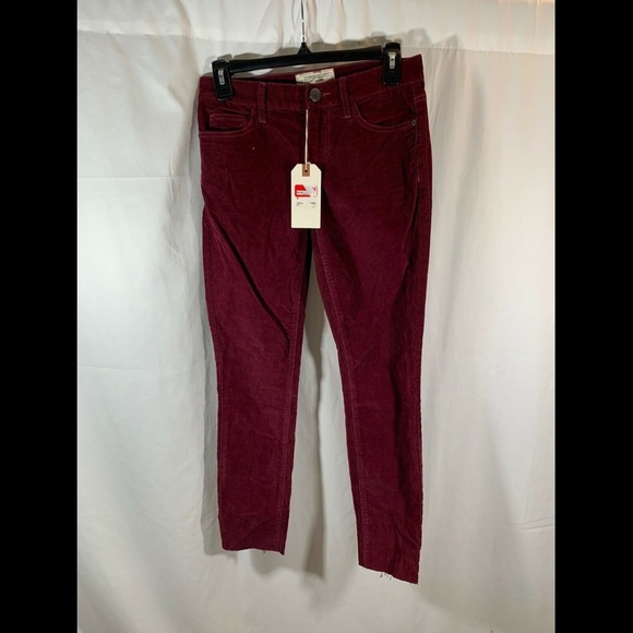 NWT $208‎ Current/elliott The Stiletto Corduroy Skinny Ankle Jeans [SZ 25 ] - Picture 3 of 13